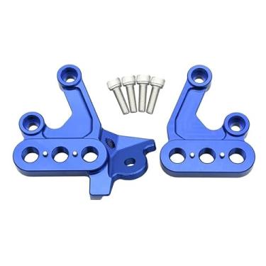 Imagem de Para Surron Light Bee X & S para Segway Electric Motorcycle Pegs Suporte de montagem de pedal (azul)