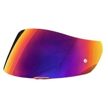 Imagem de Protetor facial K1 com proteção UV para AGV K1, K1S, K3SV, K5, K5S viseira de para-brisa (somente uso Revo Rose Red-Day)