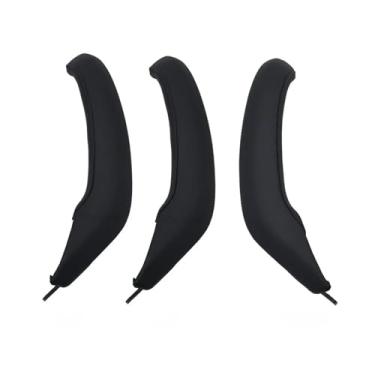 Imagem de Esquerda direita interior do carro maçaneta da porta painel puxar guarnição dentro da tampa esquerda direita Compatível com bmw x3 x4 f25 f26 2011 2012 2013 2014 2015 2016(Silver)