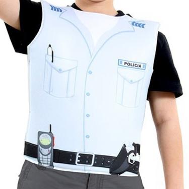 Imagem de Fantasia Infantil - Peitoral Policial - Tamanho Único (3 a 6 anos) - 72106 - Sulamericana