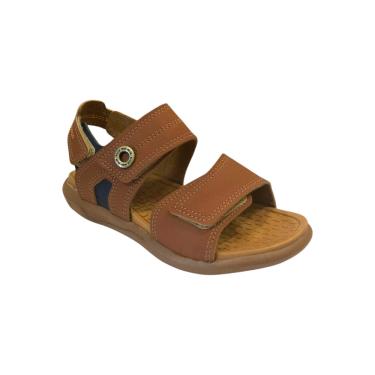 Imagem de Sandália Menino Klin Papete Urban Caramelo / Marinho 129178