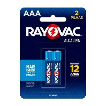 Imagem de Pilha Alcalina AAA 2 Unidades RAYOVAC