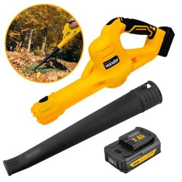 Imagem de Soprador de Folhas Vonder 15000 rpm ISV 1834 Com 1 Bateria 2Ah Velocid