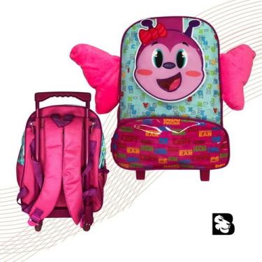 Imagem de Mochila Infantil Com Rodinha Escolar Para Criança Com Bolsos Modelo Ur
