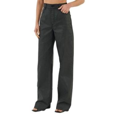 Imagem de Calça Colcci Sarja Wide Leg Juliette Resinada-Feminino