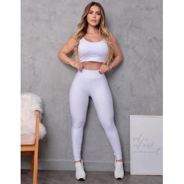 Imagem de Legging Peluciada Feminina Branca Inverno - Térmica - ANNE MARIE, G, M
