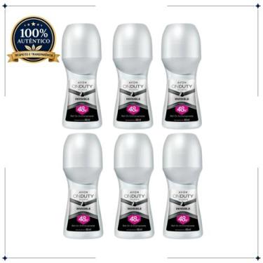 Imagem de Kit 6 Unidades RollOn ONDUTY Women Invisible 48ml