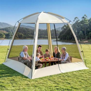 Imagem de Barraca de Camping com Tela Raynesys 244 x 244 cm com Tela Mosquiteira