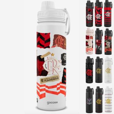 Imagem de Garrafa Térmica Gocase Fresh 650ml Oficial do Flamengo Cor:FLA Colagem