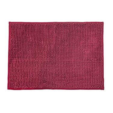Imagem de Tapete De Banheiro Microfibra Remix Popcorn Antiderrapante 40x60cm - Camesa (Vermelho)