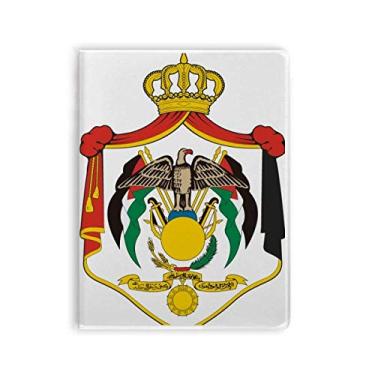 Imagem de Jordan National Emblem Country Caderno Capa de Goma Diário Capa Macia