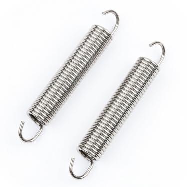 Imagem de GNPADR Mola de aço inoxidável 604490 3 x 0,5 Mola de extensão para Raptor, Raptor SD, Raptor Limited e MDV/Prata (2 peças)