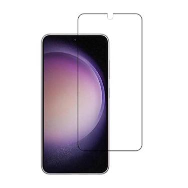 Imagem de UPONEW [Pacote com 2] Protetor de tela de vidro temperado transparente para Samsung Galaxy S23 2023