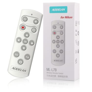Imagem de AODELAN Controle remoto da câmera sem fio para Nikon COOLPIX P1000 P950 B600 A1000 Z50 Z30 Z fc Z6 II Z7 II, substitui Nikon ML-L7