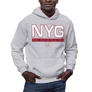 Imagem de Hybrid Sports NFL - New York Giants - City Block - Moletom com capuz masculino e feminino - tamanho pequeno