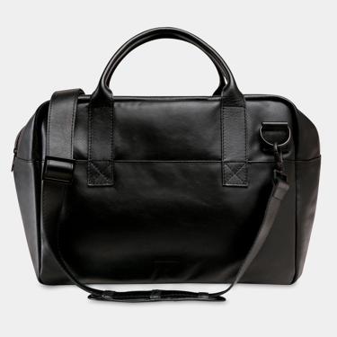 Imagem de Mala de Viagens de couro legítimo Nordweg Nômade - Italiano Preto - NW081A-IP-Unissex