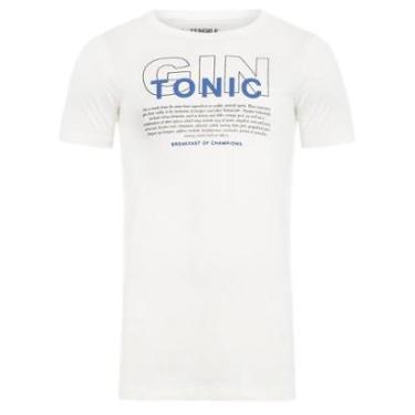 Imagem de Camiseta Sergio K Masculina Gin Tonic Idea Off White-Masculino