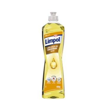Imagem de Detergente Gel Concentrado para Louças Limpol, Neutro, 400g