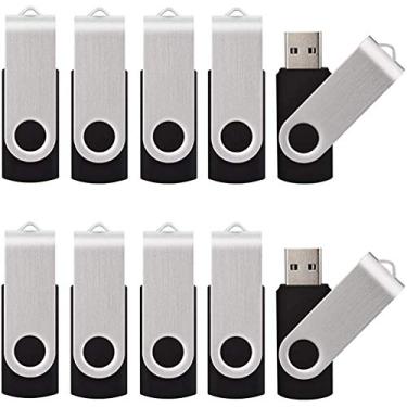 Imagem de u305 10 peças USB Flash DEIVE USB 2.0, Preto, 512MB-50 PACK