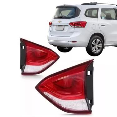 Imagem de Lanterna Traseira Spin 2019 2020 2021 2022 2023 Tampa Mala Cristal UNIDADE LADO:ESQUERDO (MOTORISTA)
