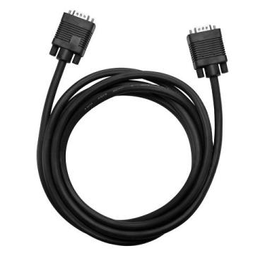 Imagem de Cabo extensor VGA para VGA 15 pinos 2 metros - F-NEW