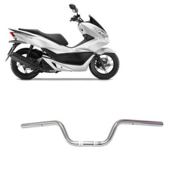 Imagem de Guidão Pcx 150 Original 2014 2015 Cromado - MA Motos