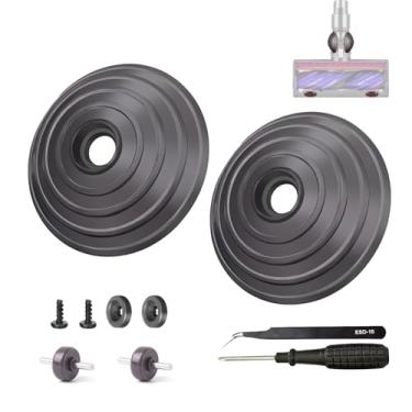 Imagem de Rodas esféricas e rodas de placa de sola para aspirador de pó Dyson V6 V7 V8 V10 V11 V12 DC58 DC59 DC62 DC74 35W 50W peças de substituição de cabeça de escova de acionamento direto com chave de fenda