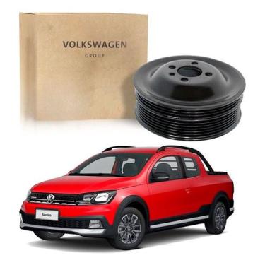 Imagem de Polia Do Virabrequim Original Saveiro Cross 1.6 2018 A 2020 - Volkswag
