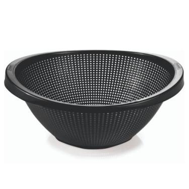 Imagem de Escorredor de arroz e macarrão preto Plasutil ref.13947