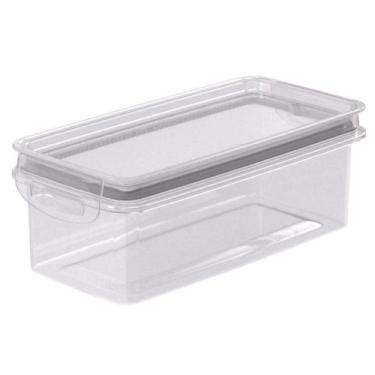 Imagem de Porta mantimentos hermético Trava Mais 875ml fendi Plasutil ref.9918