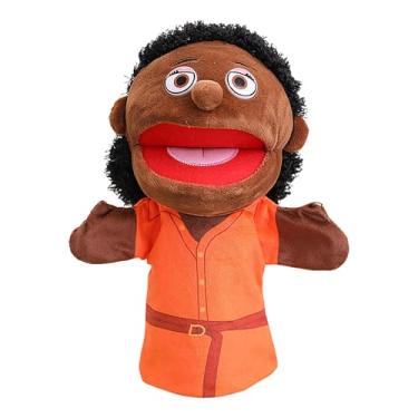 Imagem de Fantoches de membros da família, fantoches de mão de pelúcia para família - Fantoche de pelúcia para contar histórias,Fantoche interativo de simulação, fantoche de casa escolar com boca móvel para men