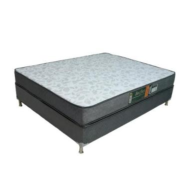 Imagem de Conjunto Cama Box e Colchão Casal Becflex Titan Diamond Casal 1,38 x 1