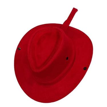 Imagem de Chapéu Country Cowboy Adulto Rodeio Festa Boiadeira Camurça Clássico -