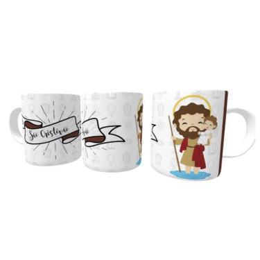 Imagem de Canecas Personalizadas Santos Catolicos - Estampa Sublimada, São Criso