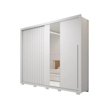 Imagem de Guarda-roupa Casal 4 Gavetas 2 Portas Caemmun Romanus, Branco