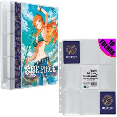 Imagem de Pasta Fichário 4 Argolas Coleção Carta Cards One piece Card Game 25th 