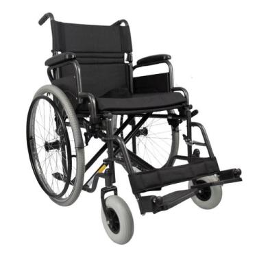 Imagem de Cadeira de rodas aço dobrável até 120 kg d400 dellamed - Dellamed S.a