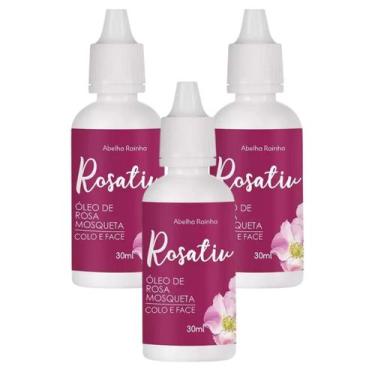 Imagem de Óleo De Rosa Mosqueta Colo E Face Rosativ (3 unidades) - Abelha Rainha