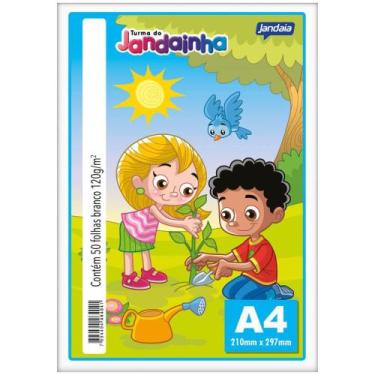Imagem de Papel Sulfite A4 Jandainha 120G Branco - Pacote com 50 Folhas - Jandai