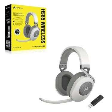 Imagem de Headset Gamer Corsair HS65 CA-9011286-NA2 Wireless - Branco, branco