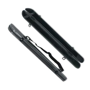 Imagem de Estojo de violino preto de fibra de carbono para violoncelo - comporta 2 arcos