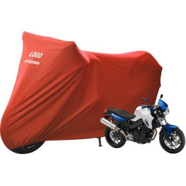 Imagem de Capa De Moto Para Proteger BMW F 800 R Com Logo - Mz, Vermelha