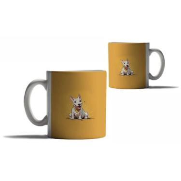 Imagem de Caneca Personalizada Presente Cachorros Raças Bull Terrier - Enjoy Sho