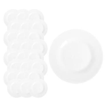 Imagem de Conjunto 24 Pratos Opaline Branco Raso 27cm Refeição Duralex - Nadir F