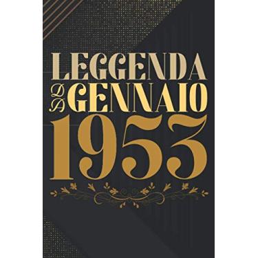 Imagem de Leggenda da gennaio 1953: quaderno a righe,regalo Compleanno 68 anni, regalo Per Uomini, Donne E Amici, Regalo di compleanno per una persona nata in gennaio