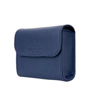 Imagem de Bolsa para bocal para saxofone tuba/tenor - couro, 2 peças, azul marinho