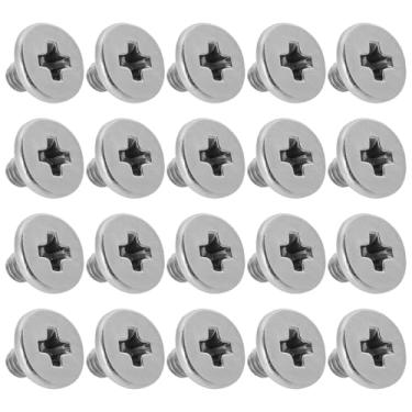 Imagem de Be In Your Mind 20 peças M.2 SSD placa de rede sem fio unidade de estado sólido caixa de computador aço inoxidável parafuso cruz M2x2,5 mm diâmetro 4,5 mm compatível com Dell Silver