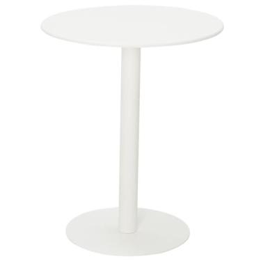 Imagem de Mesas de bar para bistrô, mesa de bar redonda e pub, mesa de coquetel circular em pé com topo de ferro, adequada para sala de estar, restaurante