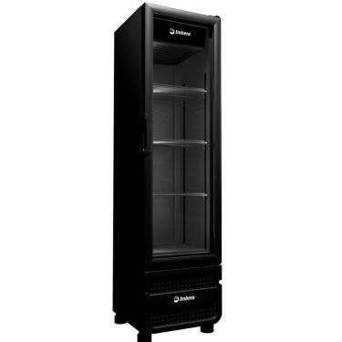 Imagem de Expositor ical Imbera 244 Litros Porta De Vidro Full Black VR08 Bivolt