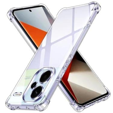 Imagem de Capa Capinha Com Bordas Anti Impacto Para Redmi Note 13 Pro Plus Tela de 6,67 Polegadas - (Bluepink)